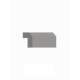 SMALRM-LG Framington 96-in Angled Light Rail Molding, Light Grey