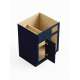 SMBBC45-RTA-FR01-NB Framington 45-in x 24-in x 35-in Ready To Assemble Remington Blind Base Cabinet, Navy Blue