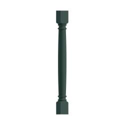 SMCLDL-GR Framington 3-in x 3-in x 35-in Classic Decorative Leg, Green