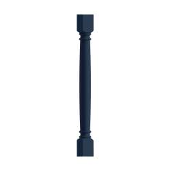 SMCLDL-NB Framington 3-in x 3-in x 35-in Classic Decorative Leg, Navy Blue