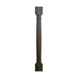 SMCLDL-SG Framington 3-in x 3-in x 35-in Classic Decorative Leg, Smokey Grey