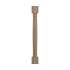 SMCLDL-TW Framington 3-in x 3-in x 35-in Classic Decorative Leg, Tan Wood