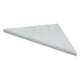 SMCS88PR-190 8-in x 8-in x 1-in Solid Surface Corner Shelf (Set of 2), Bellagio