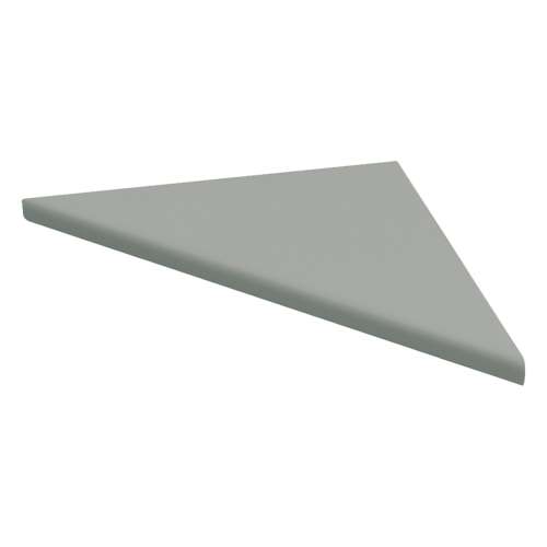 SMCS88PR-40 8-in x 8-in x 1-in Solid Surface Corner Shelf (Set of 2), Dark Grey
