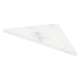 SMCS88PR-47 8-in x 8-in x 1-in Solid Surface Corner Shelf (Set of 2), Carrara