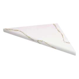 SMCS88PR-72 8-in x 8-in x 1-in Solid Surface Corner Shelf (Set of 2), Life Tree