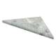 SMCS88PR-74 8-in x 8-in x 1-in Solid Surface Corner Shelf (Set of 2), Castle Grey