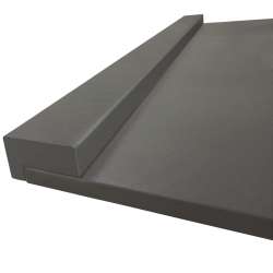 SMT60-40 Trimslate 60-in x 4.5-in x 2.75-in Trimmable Shower Base Threshold, Dark Grey