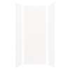 Silhouette 36-in x 36-in x 96-in Glue to Wall 3-Piece Shower Wall Kit, White