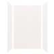 SMSWK603696-31 Silhouette 60-in x 36-in x 96-in Glue to Wall 3-Piece Shower Wall Kit, White