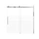 SMMBDT606008F-L-PC-TD Milan 60-in x 60-in Barn Bathtub Door Opening Left Side With 5/16-in Pattern Frost Glass And Tyler Double-Sided Handles, Polished Chrome