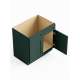 SMSB33-RTA-FR01-GR Framington 33-in x 24-in x 35-in Ready To Assemble Remington Double Door Double Drawer Front Sink Base Cabinet, Green