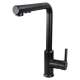 SM3630-MB Sawyer 1.8 GPM Single Hole Pull Out Spray Kitchen Faucet With Single Lever Handle, Matte Black