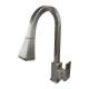 SM3650-LS Kala 1.8 GPM Single Hole Pull Down Spray Kitchen Faucet With Single Lever Handle, Luxe Stainless