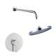 SMAPRK1610-1-PC Astra Single Function Round ADA Pressure Balance Shower Set, Polished Chrome