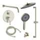 SMAPRK1610HB-2-BN Astra Two Function Round ADA Pressure Balance With Hand Shower On Bar Set, Brushed Nickel