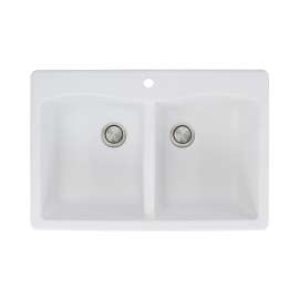 Adagio Granite 33-in Drop-in Kitchen Sink - SMATDE3322