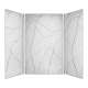 SMBWK603696-72 BelAir 60-In X 36-In X 96-In Glue To Wall 3-Piece Shower Wall Kit, Life Tree