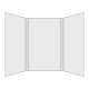 SMBWK604896-531T BelAir 60-In X 48-In X 96-In Glue To Wall 3-Piece Shower Wall Kit, White/Grey