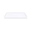 48-in x 34-in Low Threshold Right Hand Linear Concealed Drain Shower Base, White