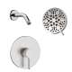SMGPRK65-1-BN Greyson Single Function Round ADA Pressure Balance Shower Set, Brushed Nickel