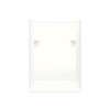 Samuel Mueller Luxura 36-in x 60-in x 75-in Solid Surface Alcove Shower Kit in White