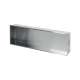 SMLSTH1414-BS14-in x 4-in x 14-in Recessed Stainless Steel Horizontal Shower Storage Pod, Brushed Stainless