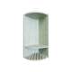 SMSC1506-27 Monterey 6-in x 6-in x 14-in Solid Surface Shower Caddy, Grey Stone