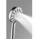 SMMPMS8F-PC PAX 5-in Eight Function Round Magnetic Docking Hand Shower, Polished Chrome