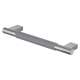SMMSG12BS Manhattan 12-in ADA Grab Bar With Grey Silicone Grip, Brushed Stainless