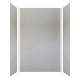 SMMW4K604896-50 Monterey 60-in x 48-in x 96-in Glue To Wall 3-Piece 4mm Shower Wall Kit, Moonstone