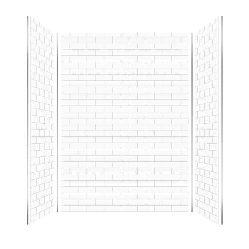 SMPWK603684-M Pioneer 60-in x 36-in x 84-in 3-Piece Shower Wall Kit