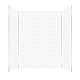 SMPWK603684-131 Pioneer 60-in x 36-in x 84-in 3-Piece Shower Wall Kit, White (Glossy 3-in x 8-in Subway Tile Pattern)