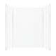 SMPWK603684-431 Pioneer 60-in x 36-in x 84-in 3-Piece Shower Wall Kit, White (Textured Herringbone Pattern)