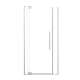 SMRDPD4276108C-PC Reverie Duo 42-in x 76-in Pivot Shower Door With 5/16-in Clear Glass And Sampson Double-Sided Handles, Polished Chrome