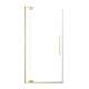 SMRPD3676108C-CB Reverie 36-in x 76-in Pivot Shower Door With 5/16-in Clear Glass And Sampson Double-Sided Handles, Champagne Bronze