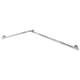 SMSLG3218-BS Sienna 32-in x 18-in Reversible L-Shape ADA Grab Bar With 1.25-in Diameter, Brushed Stainless