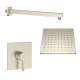 SMSPSK129-1-BN Sadie Single Function Square ADA Pressure Balance Shower Set, Brushed Nickel