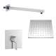 SMSPSK129-1-PC Sadie Single Function Square ADA Pressure Balance Shower Set, Polished Chrome