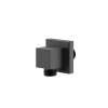 SMSWE-MB Sampson Wall Elbow With Joint, Matte Black