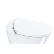 SMTSB-01 Tulip 1.45/1.08 GPF Dual Flush Elongated ADA Smart Bidet Toilet With Sensor, White