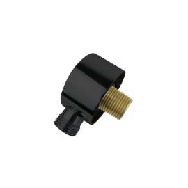 SMTWE-MB Tyler Wall Elbow With Joint, Matte Black