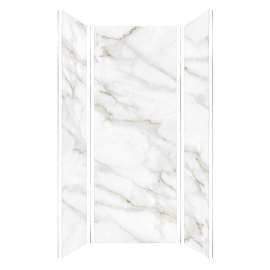 SMTWK363696-KI80G Trinity 36-in x 36-in x 96-in 3-Piece Shower Wall Kit, Everest Gold (Glossy)