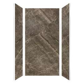 SMTWK483696-KI82H Trinity 48-in x 36-in x 96-in 3-Piece Shower Wall Kit, Ariel Desert (Honed)