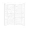 SMTWK603696C-KI58H Trinity 60-in x 36-in x 96-in 4-Piece Shower Wall Kit, Everest (Honed)