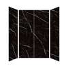 SMTWK604896C-KI03G Trinity 60-in x 48-in x 96-in 4-Piece Shower Wall Kit, Black Carrara (Glossy)