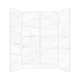 SMTWK604896C-KI58G Trinity 60-in x 48-in x 96-in 4-Piece Shower Wall Kit, Everest (Glossy)