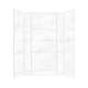 SMTWKE603696-KI58G Trinity Eco 60-in x 36-in x 96-in 3-Piece Shower Wall Kit, Everest (Glossy)