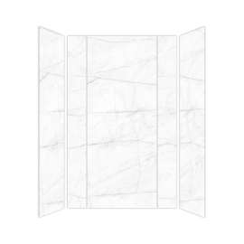 SMTWKE603696-KI58H Trinity Eco 60-in x 36-in x 96-in 3-Piece Shower Wall Kit, Everest (Honed)