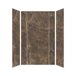 SMTWKE603696-KI82G Trinity Eco 60-in x 36-in x 96-in 3-Piece Shower Wall Kit, Ariel Desert (Glossy)